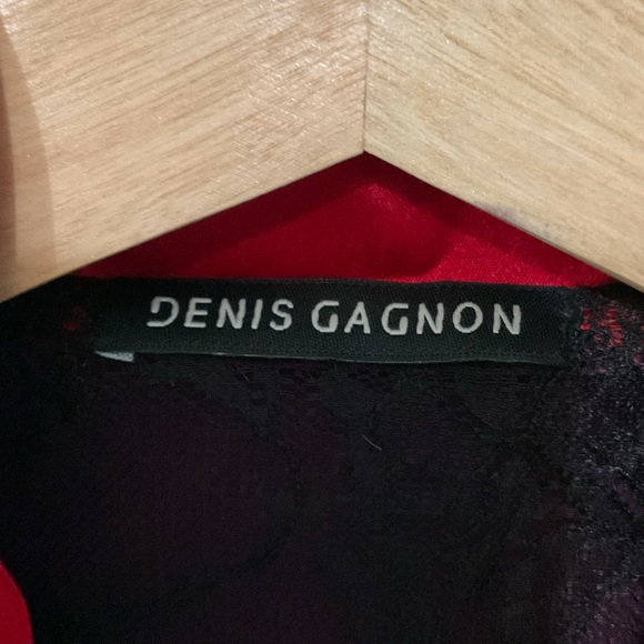 Denis Gagnon Short Kimono Dress, size M, color - purple and red - Picture 9 of 9